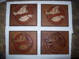 UK Ghostbuster 89's Engraved Wooden Ghostbuster Signs